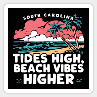 South Carolina Beach Summer Vacation Magnet